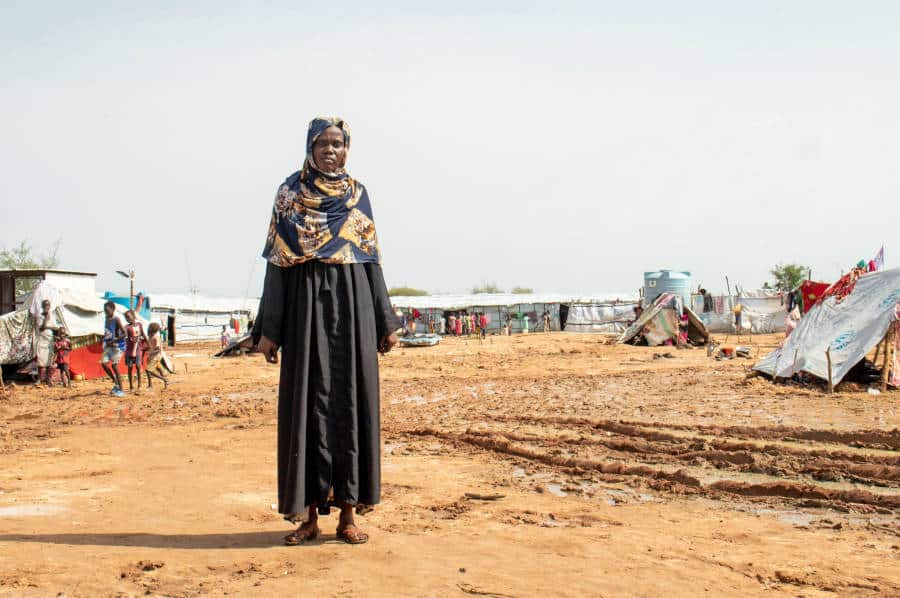 Struggle and resilience of people fleeing violence in Sudan